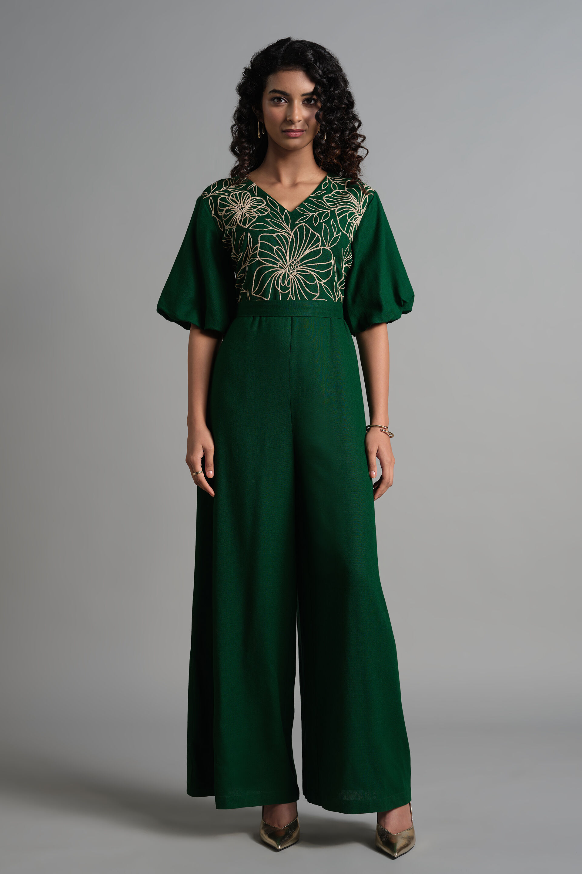 Green Galore Jumpsuit, Green, image 2